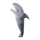 Надувной карнавальный костюм Акула, серый FZ1758